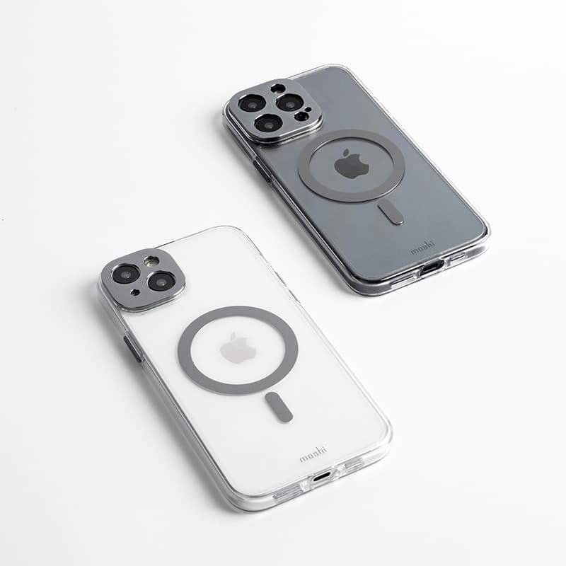Moshi iGlaze MagSafe - Case for iPhone 15 Plus (Meteorite Gray) 6