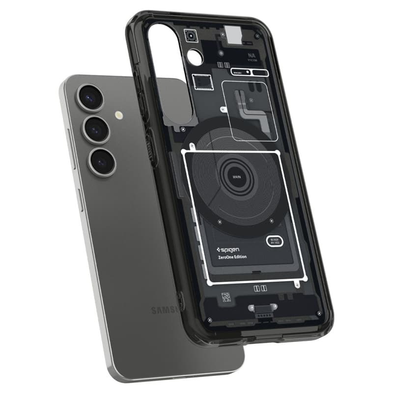 Spigen Ultra Hybrid Mag MagSafe - Case for Samsung Galaxy S25 (Zero One Black) 6