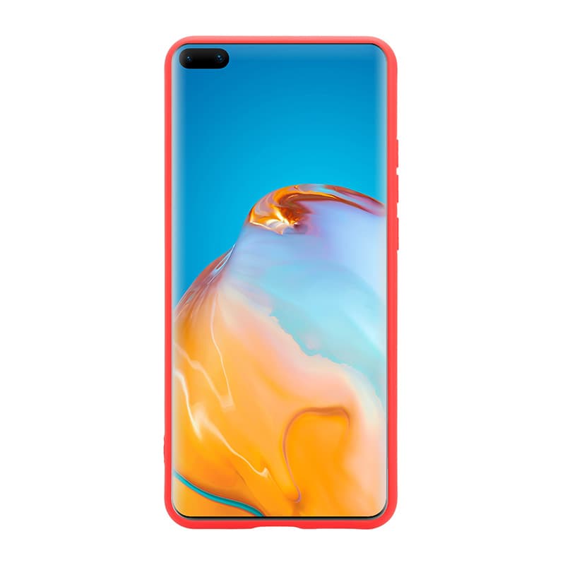Crong Color Cover - Huawei P40 Case (Red) 3