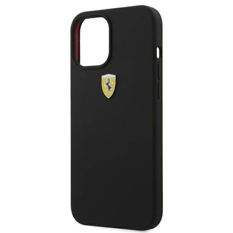 Ferrari On Track Silicone - Case for iPhone 12 Pro Max (Black) 6