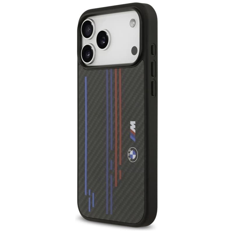 BMW M Kevlar Lines & Logo MagSafe - iPhone 17 Pro Max Case (Black) 2