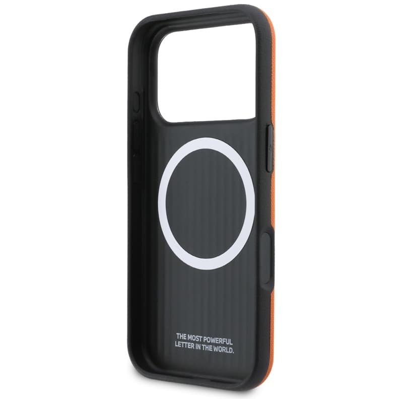 BMW M FW Logo Metal MagSafe - Case for iPhone 17 Pro (Orange) 7