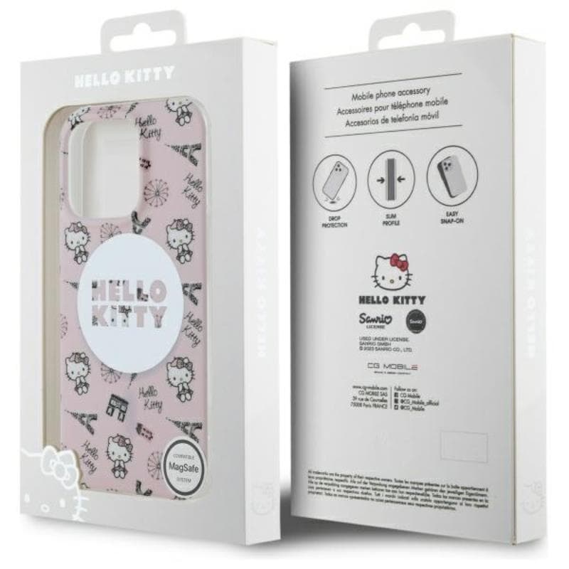 Hello Kitty IML All Over Paris MagSafe - Case for iPhone 16 Pro (pink) 8