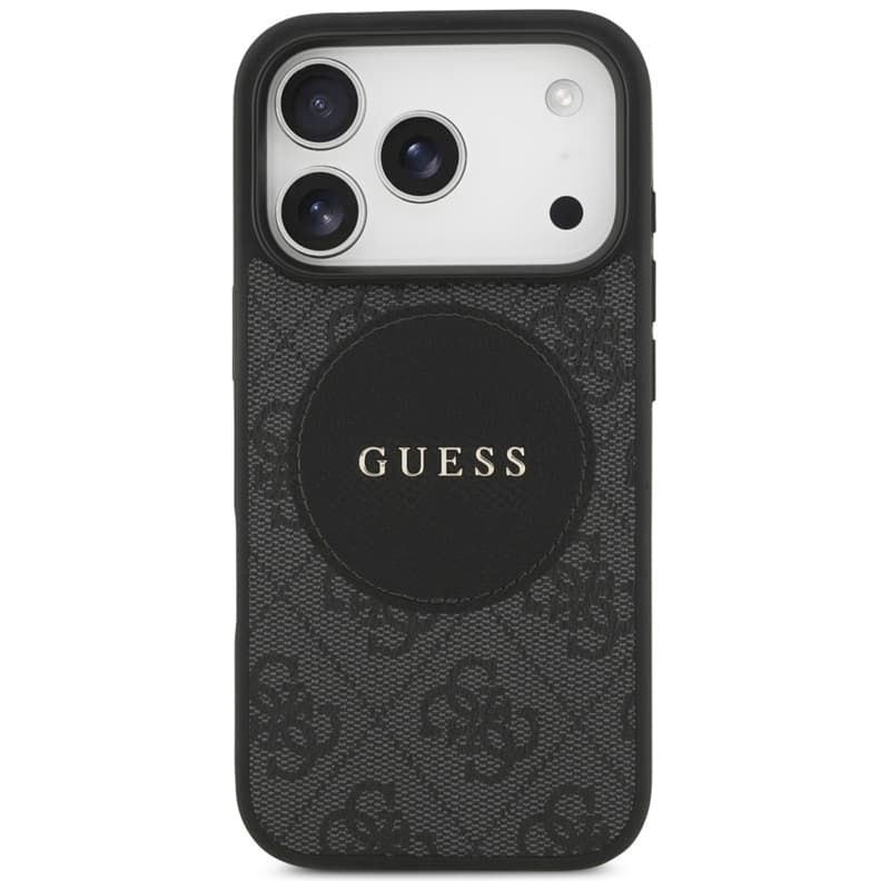 Guess 4G Circle Classic Logo MagSafe – Case iPhone 17 Pro (Black) 3