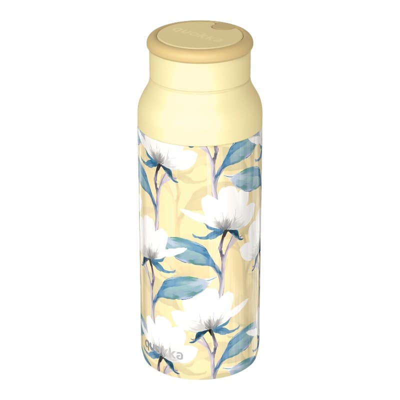 Quokka Echo - 690 ml Stainless Steel Bottle with Silicone Handle (Magnolia)