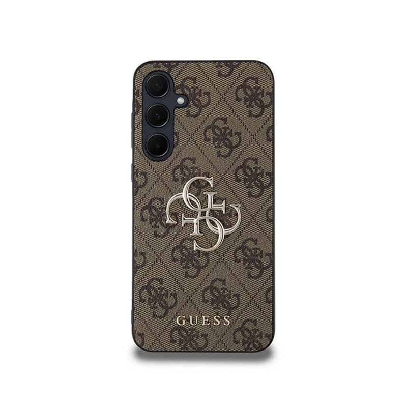 Guess 4G Big Metal Logo - Case Samsung Galaxy A35 5G (brown) 3