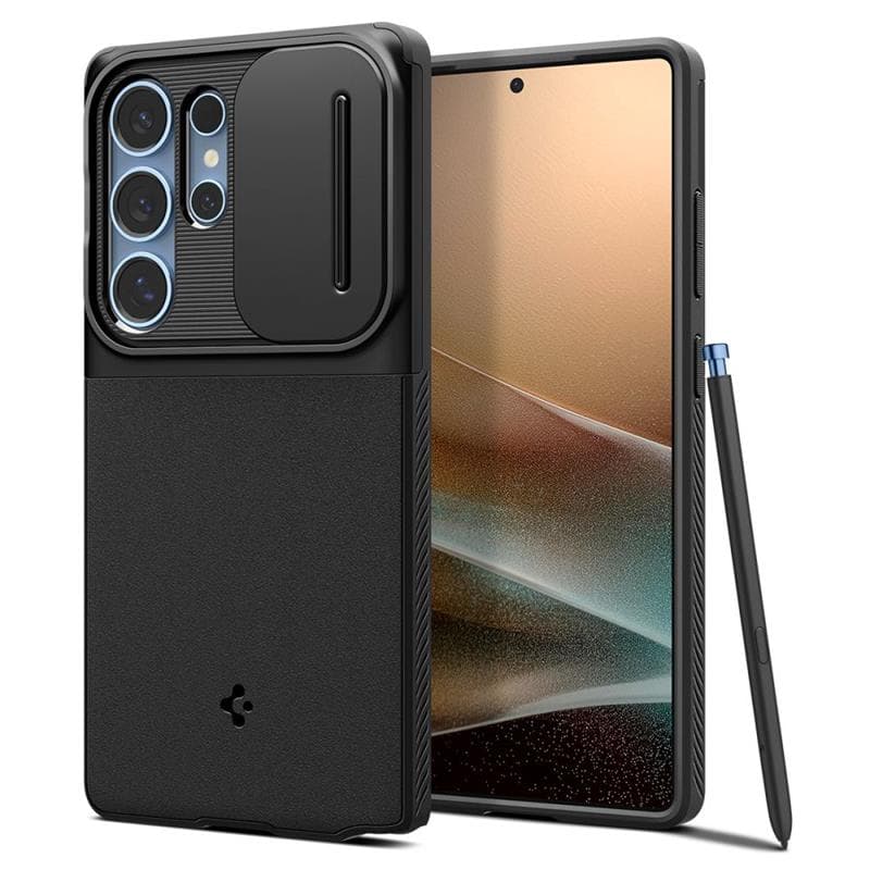 Spigen Optik Armor - Case for Samsung Galaxy S25 Ultra (Black) 1