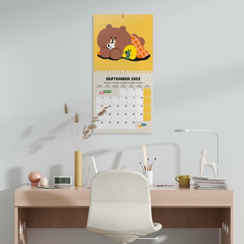 Line Friends - Calendar 2022 30x30cm 4