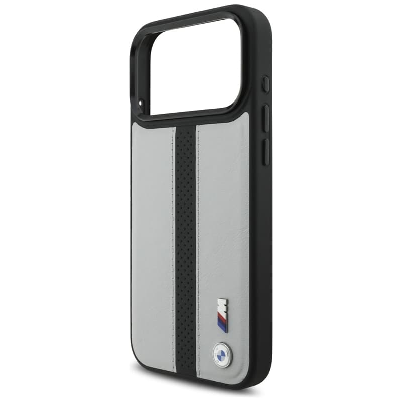BMW M Perforated Stripe Logo MagSafe - iPhone 17 Pro Max Case (Gray) 6
