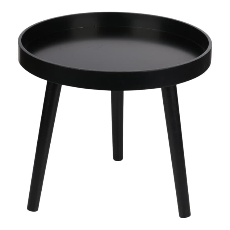 Arti Casa - Round Coffee Table for Living Room 40x36 cm (Black)