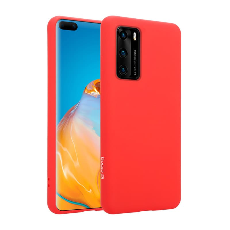Crong Color Cover - Huawei P40 Case (Red) 4