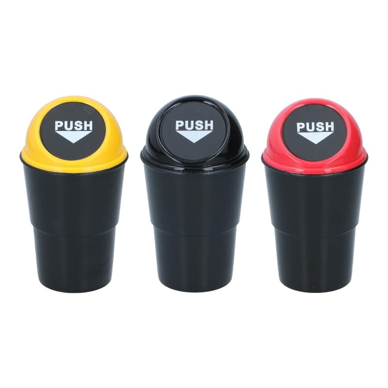 Dunlop - Car Trash Bin 400 ml 10x17 cm (Black) 3
