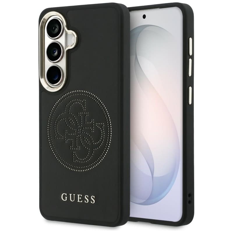 Guess Perforated Logo MagSafe - Samsung Galaxy S26 Case (Black)