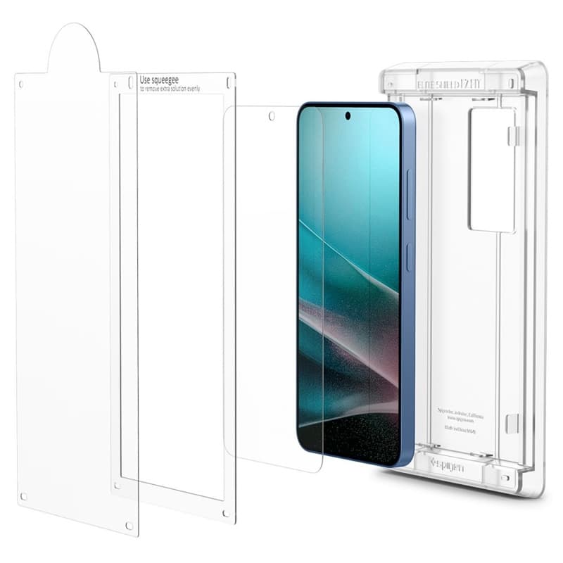 Spigen Elite Shield EZ Fit HD - Hydrogel Screen Protector for Samsung Galaxy S25 (Clear) 6