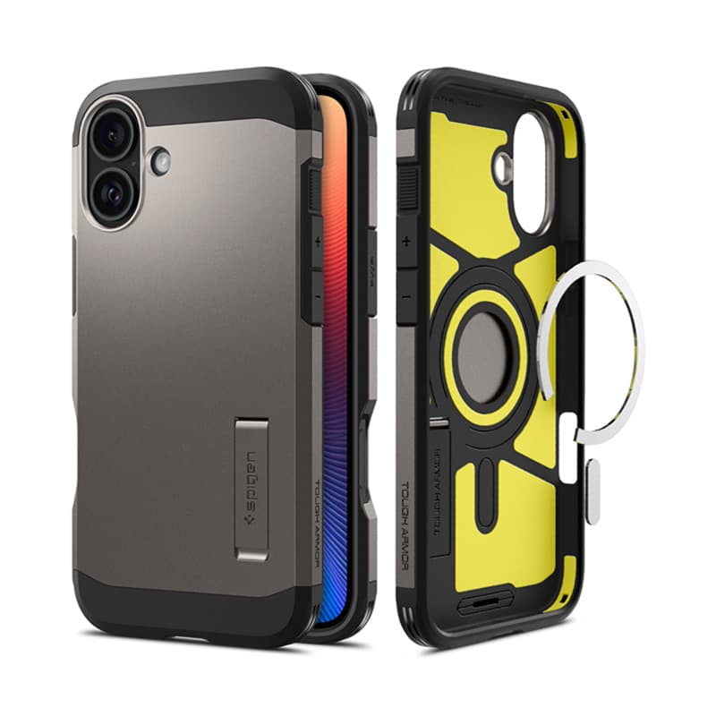 Spigen Tough Armor Mag MagSafe - Case for iPhone 16 (Gunmetal) 2