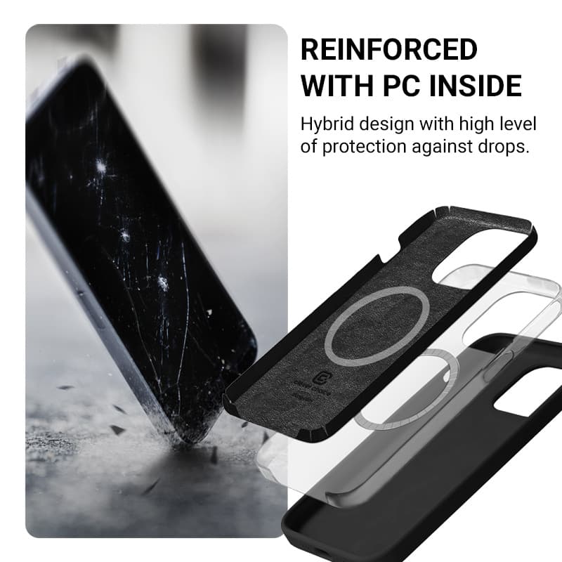 Crong Color Cover Magnetic - iPhone 14 Plus MagSafe Case (Black) 5