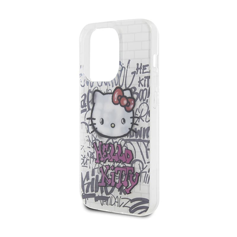 Hello Kitty IML Kitty On Bricks Graffiti - Case iPhone 13 Pro (white) 6