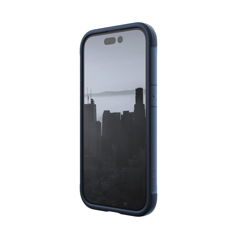 X-Doria Raptic Shield - Aluminum Case for iPhone 14 Pro (Drop-Tested 3m) (Marine Blue) 6