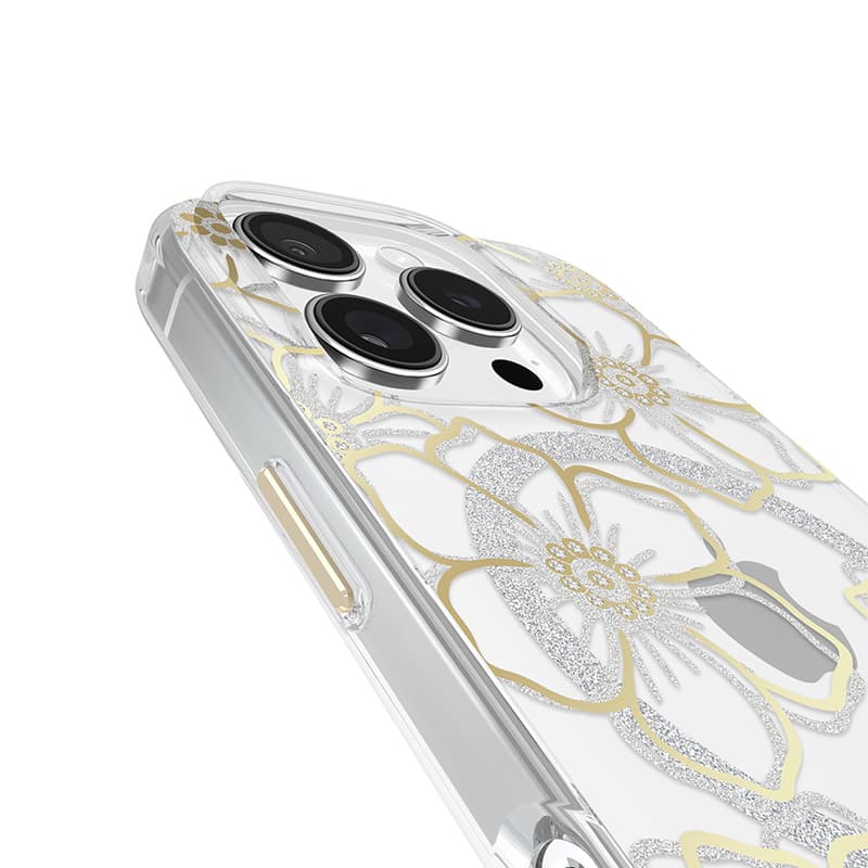 Case-Mate Floral Gems MagSafe - Case for iPhone 16 Pro (Gold) 8