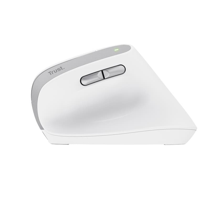 Trust Bayo II - Ergonomic Wireless Mouse (White) 6