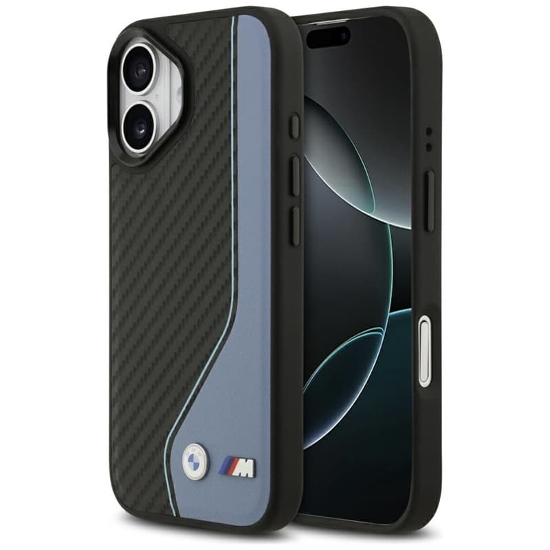 BMW M Carbon Logo MagSafe - Case iPhone 17 (blue)