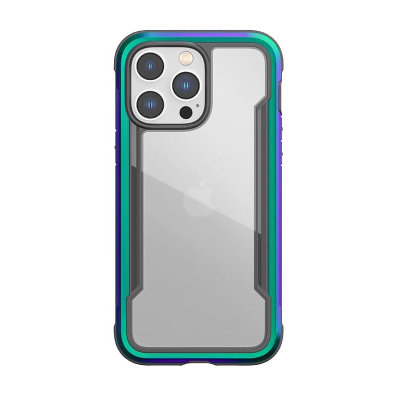 X-Doria Raptic Shield - Aluminum Case for iPhone 14 Pro Max (Drop-Tested 3m) (Iridescent) 8
