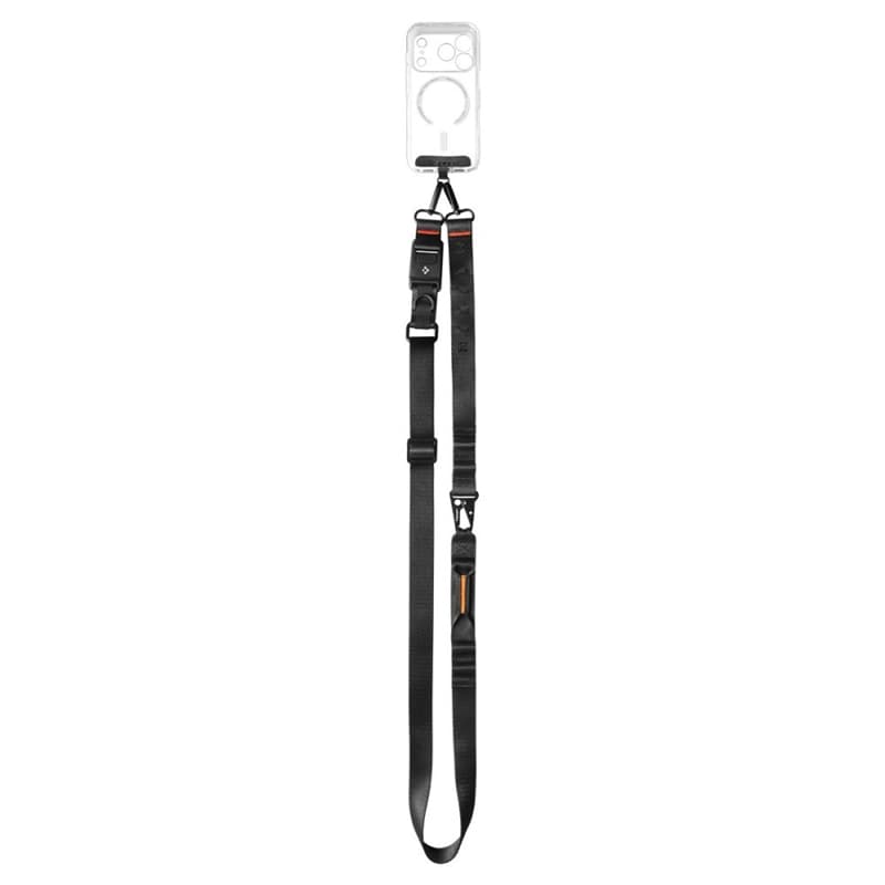 Spigen DA30M Lanyard Strap Crossbody - Universal Phone Strap / Lanyard (Black) 3