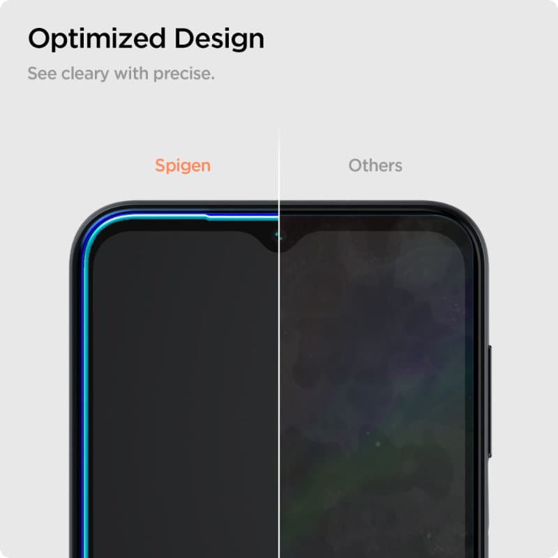 Spigen Glas.TR Slim 2-Pack - Tempered glass for Samsung Galaxy A14 5G 8