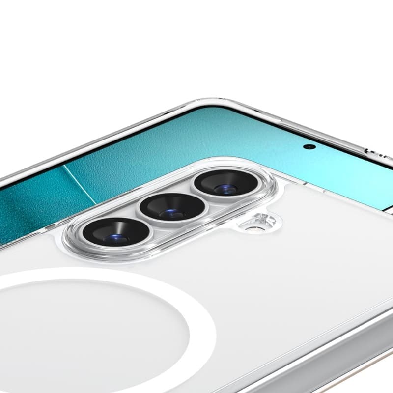 Spigen Ultra Hybrid Mag MagSafe - Case for Samsung Galaxy S26 (Clear/White) 4