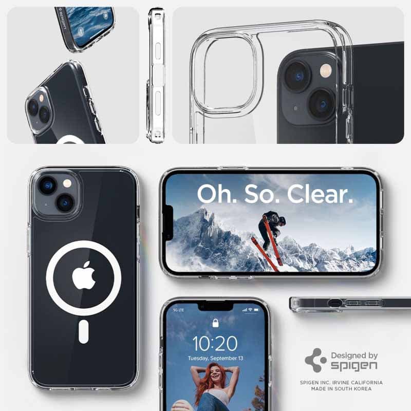 Spigen Ultra Hybrid Mag MagSafe - Case for iPhone 14 (White) 5