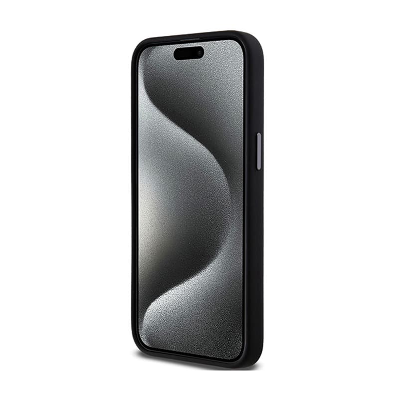DKNY Liquid Silicone Metal Logo - Case for iPhone 15 Pro Max (black) 5