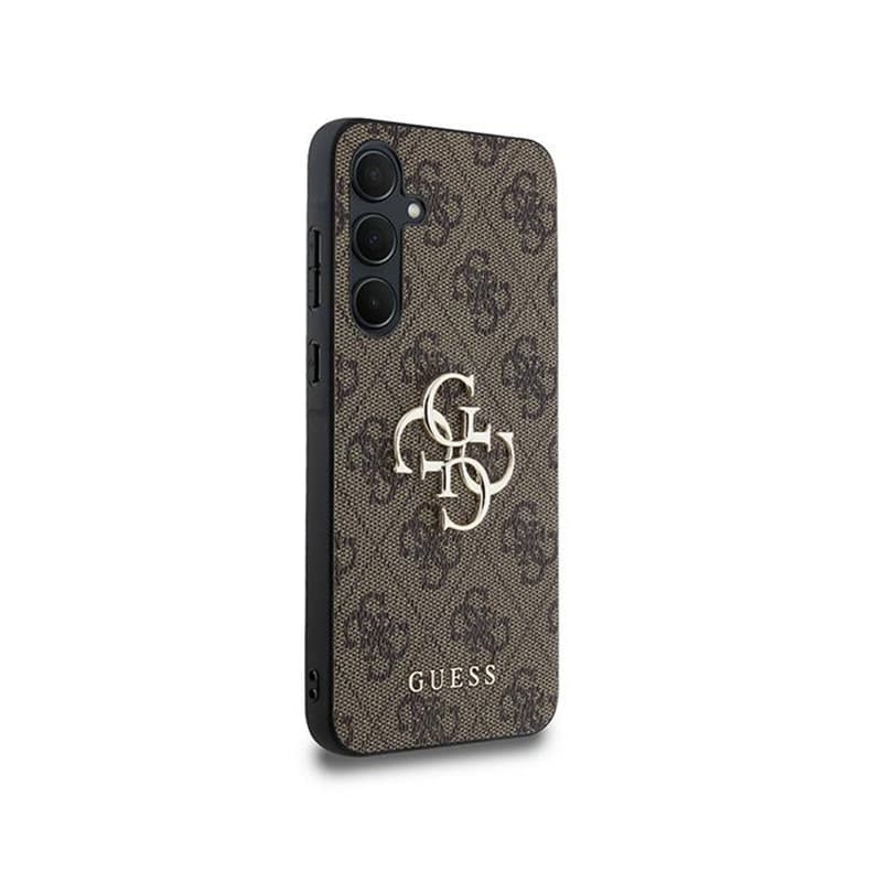 Guess 4G Big Metal Logo - Case Samsung Galaxy A35 5G (brown) 4