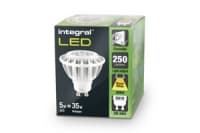 Integral LED Light Bulb GU10 PAR16 5W (35W) 2700K 250lm Warm White 4