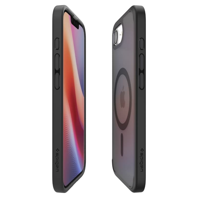 Spigen Ultra Hybrid Mag MagSafe - Case for iPhone 17e / 16e (Frost Black) 7