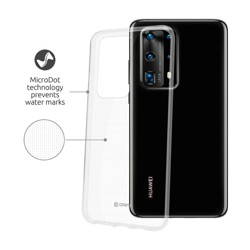 Crong Crystal Slim Cover - Huawei P40 Pro Case (Transparent) 3