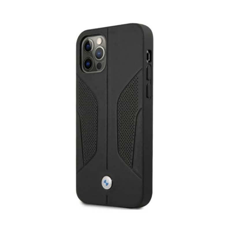 BMW Leather Perforate Sides - Case for iPhone 12 / iPhone 12 Pro (Black) 2