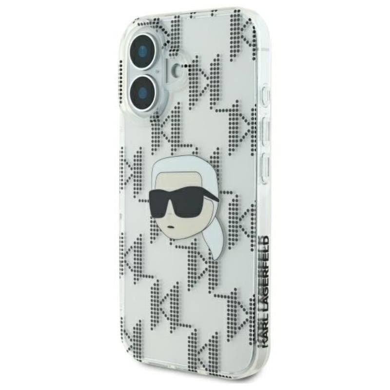 Karl Lagerfeld IML Karl Head Electroplated - Case for iPhone 16 (transparent) 2