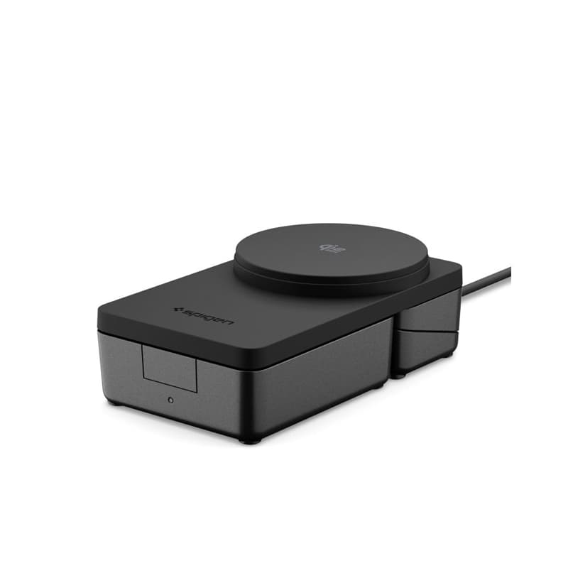 Spigen EF323MQ Essential - MagSafe 3-in-1 Wireless Charger for iPhone, AirPods and Apple Watch 25W Qi 2.2 (Black) 2