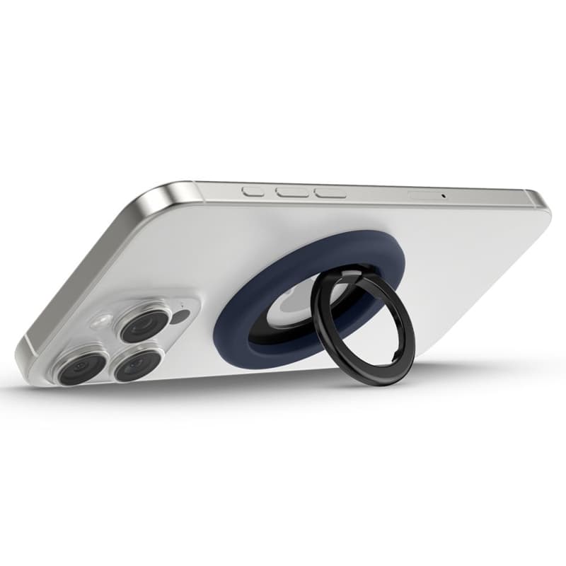 Spigen Nano Pop MagSafe Phone Ring - Finger holder with stand function (Bluberry Navy) 7