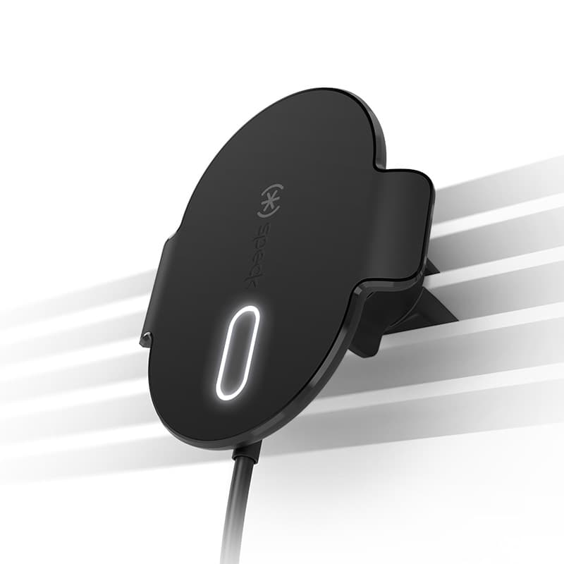 Speck Charging Vent Mount + ClickLock - MagSafe Wireless Charging Car Holder (Black) 3