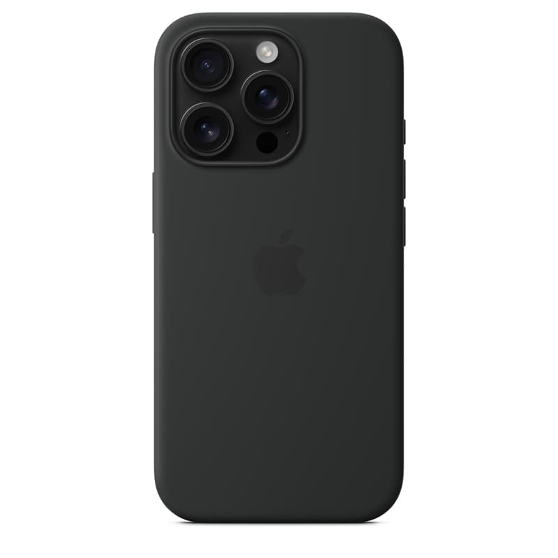 Apple Silicone Case – Silicone Case with MagSafe for iPhone 16 Pro (Black)