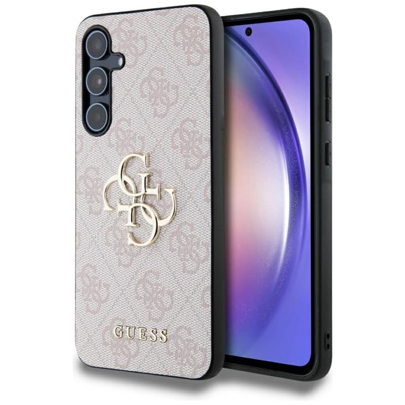 Guess 4G Big Metal Logo - Case Samsung Galaxy A55 5G (pink)