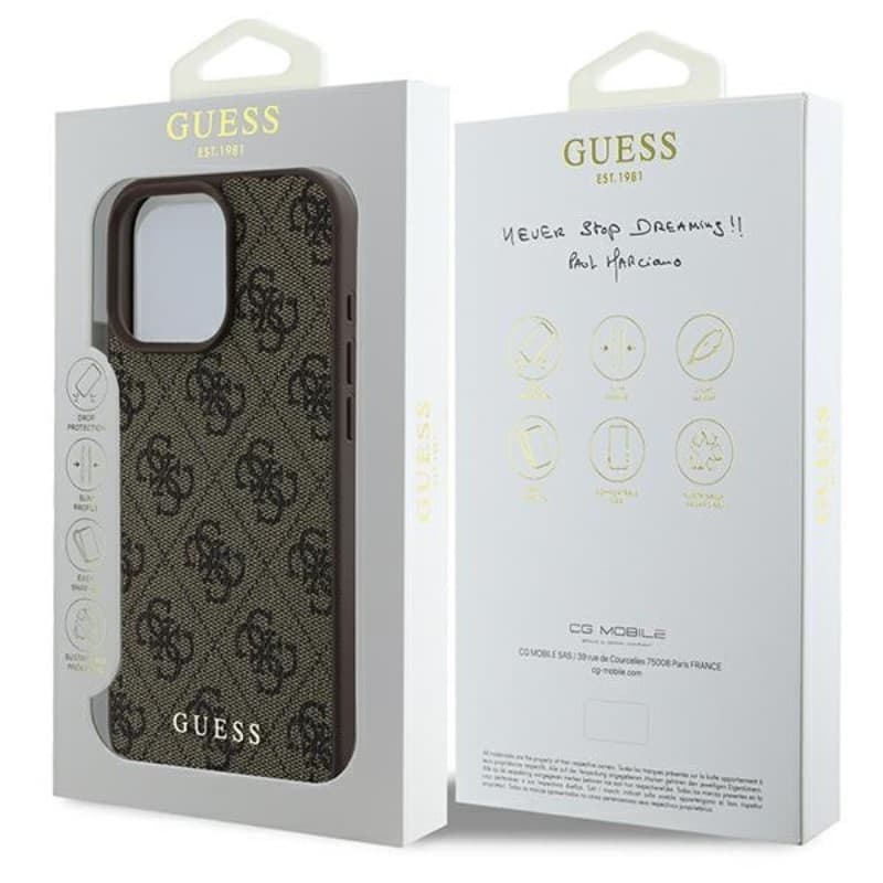 Guess 4G Classic - Case for iPhone 16 Pro Max (brown) 8