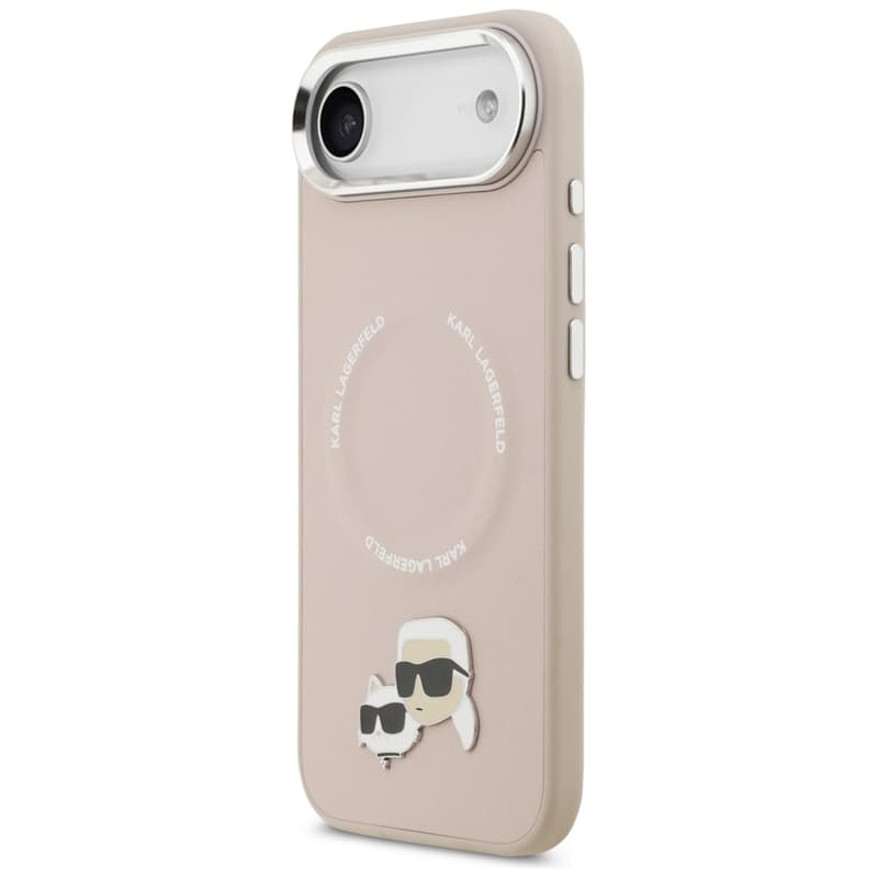 Karl Lagerfeld Karl & Choupette Pins MagSafe - Case iPhone Air (pink) 2