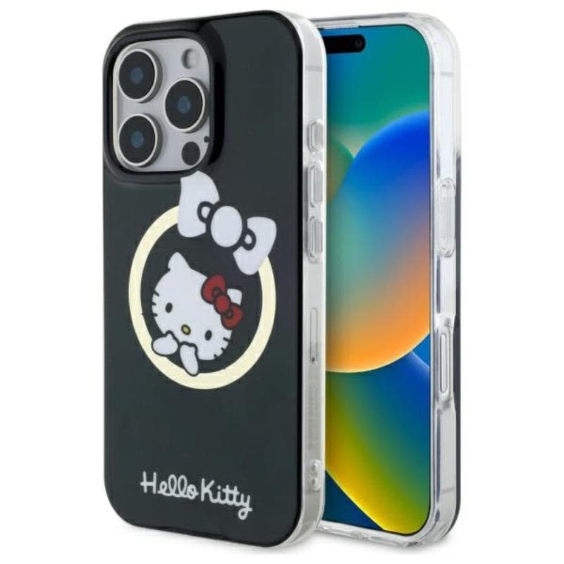 Hello Kitty IML Fun Bow MagSafe - Case for iPhone 16 Pro (black) 1