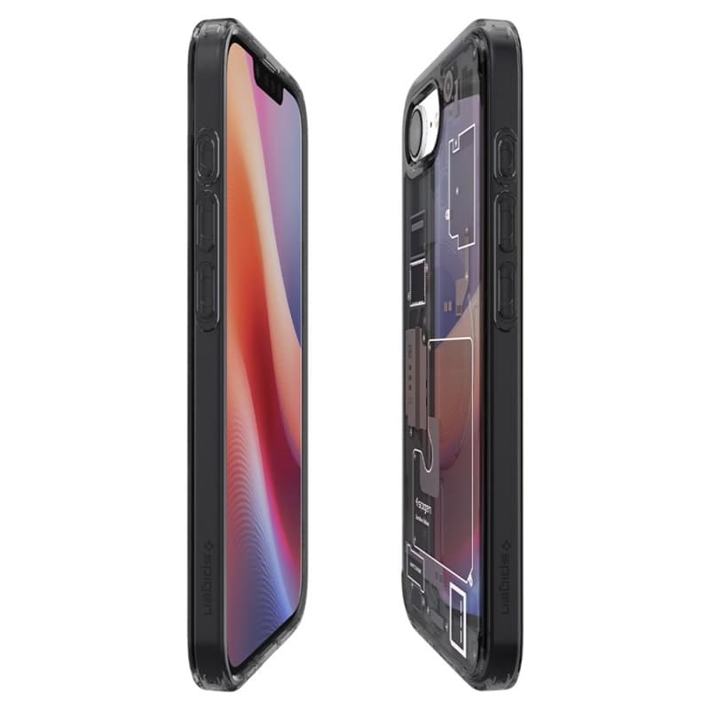 Spigen Ultra Hybrid Mag MagSafe - Case for iPhone 17e / 16e (Zero One Black) 7