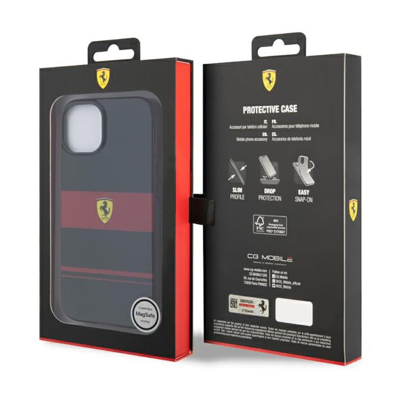 Ferrari Combi MagSafe - Case for iPhone 14 (Black) 8
