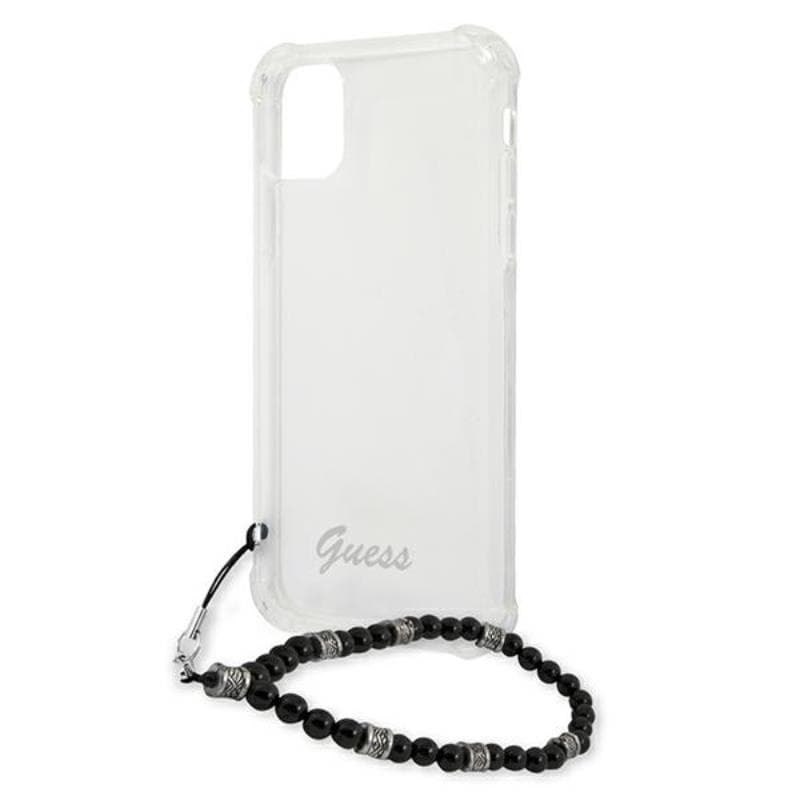 Guess Black Pearl Strap - Case iPhone 12 / iPhone 12 Pro (Clear) 6