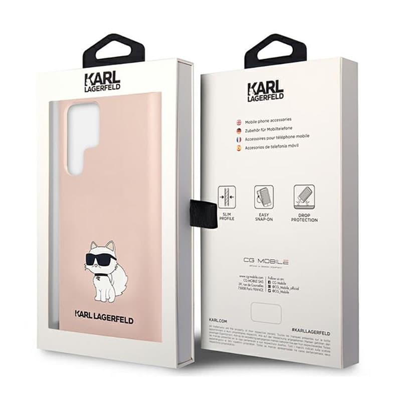 Karl Lagerfeld Silicone NFT Choupette - Case for Samsung Galaxy S23 Ultra (Pink) 8