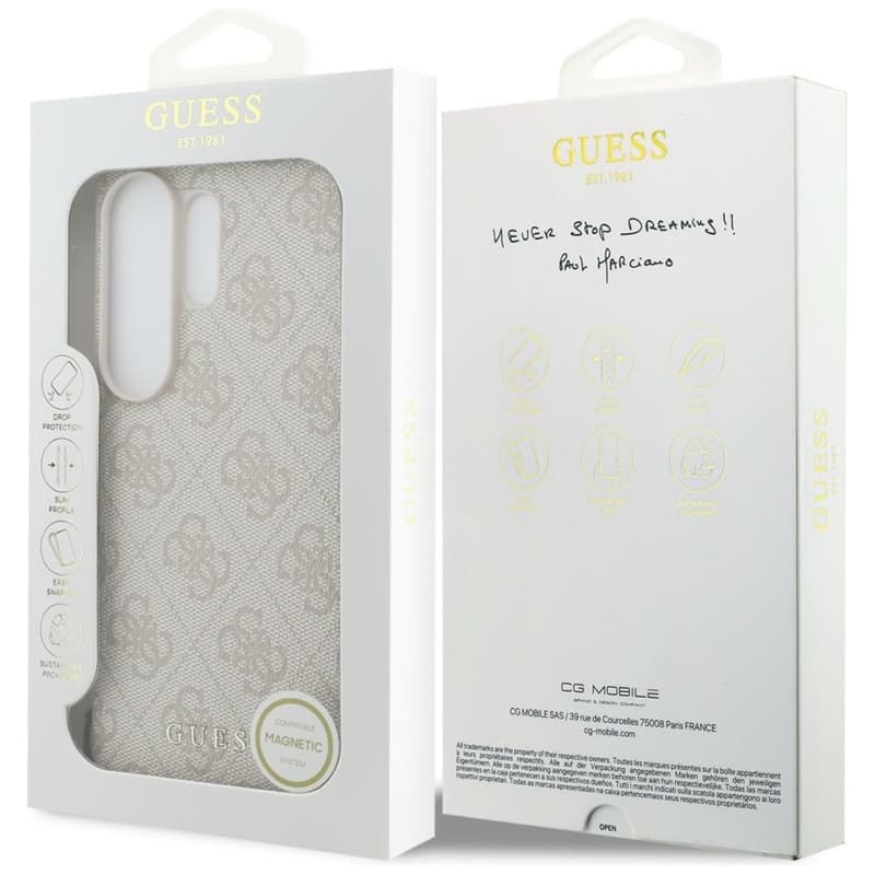Guess 4G Classic Logo Charm MagSafe - Samsung Galaxy S26 Ultra Case (Pink) 7